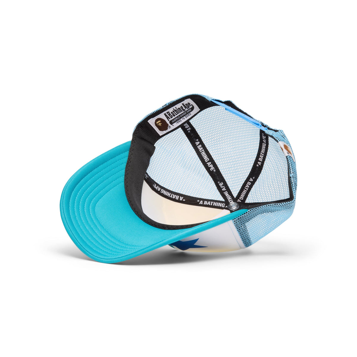 A Bathing Ape Bape Sta Mesh Cap (Blue)