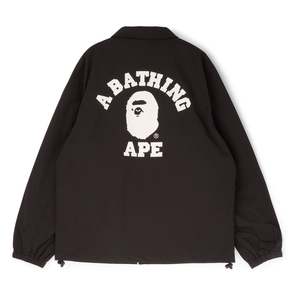 A Bathing Ape College Coach Jacket (Black)