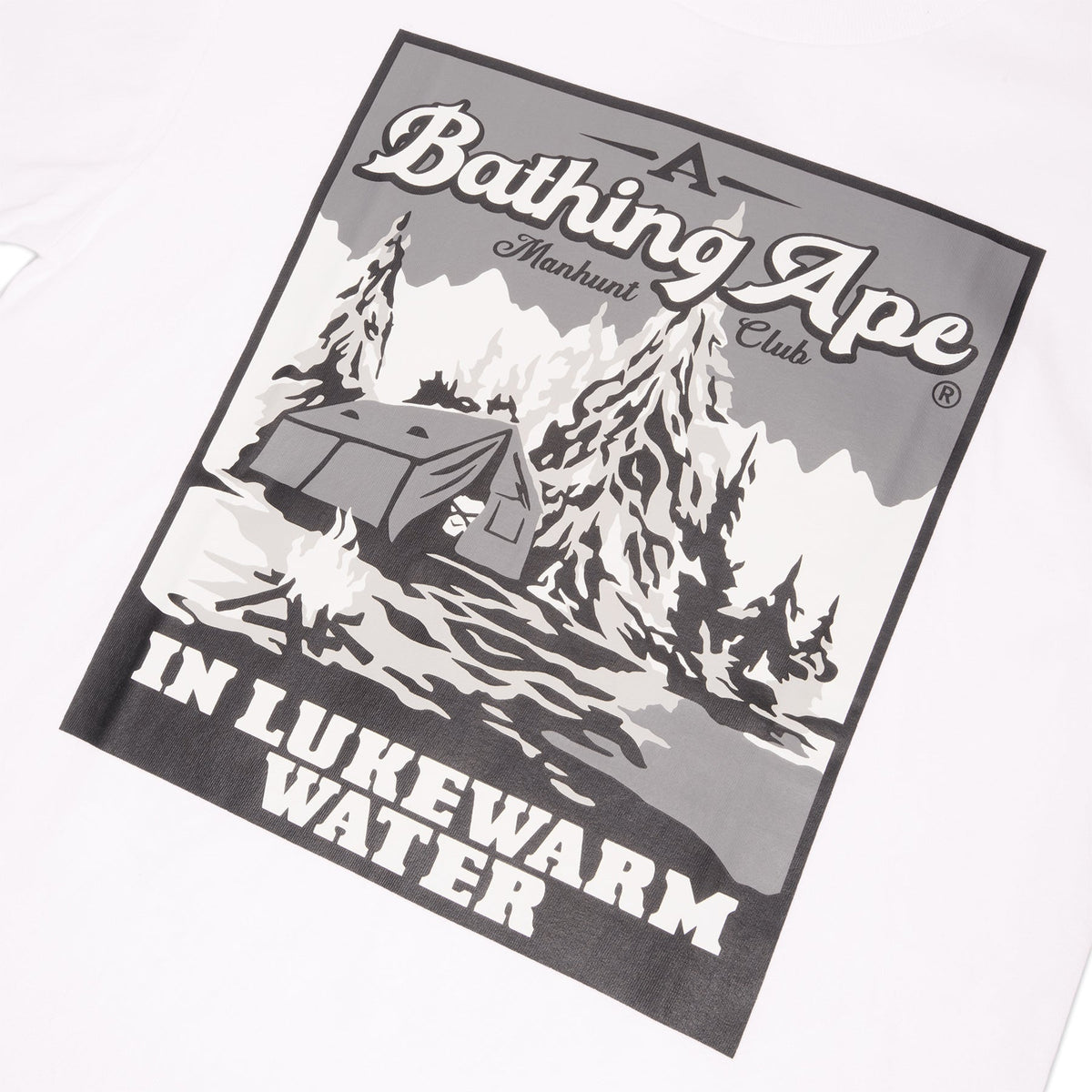A Bathing Ape Base Camp Tee (White)