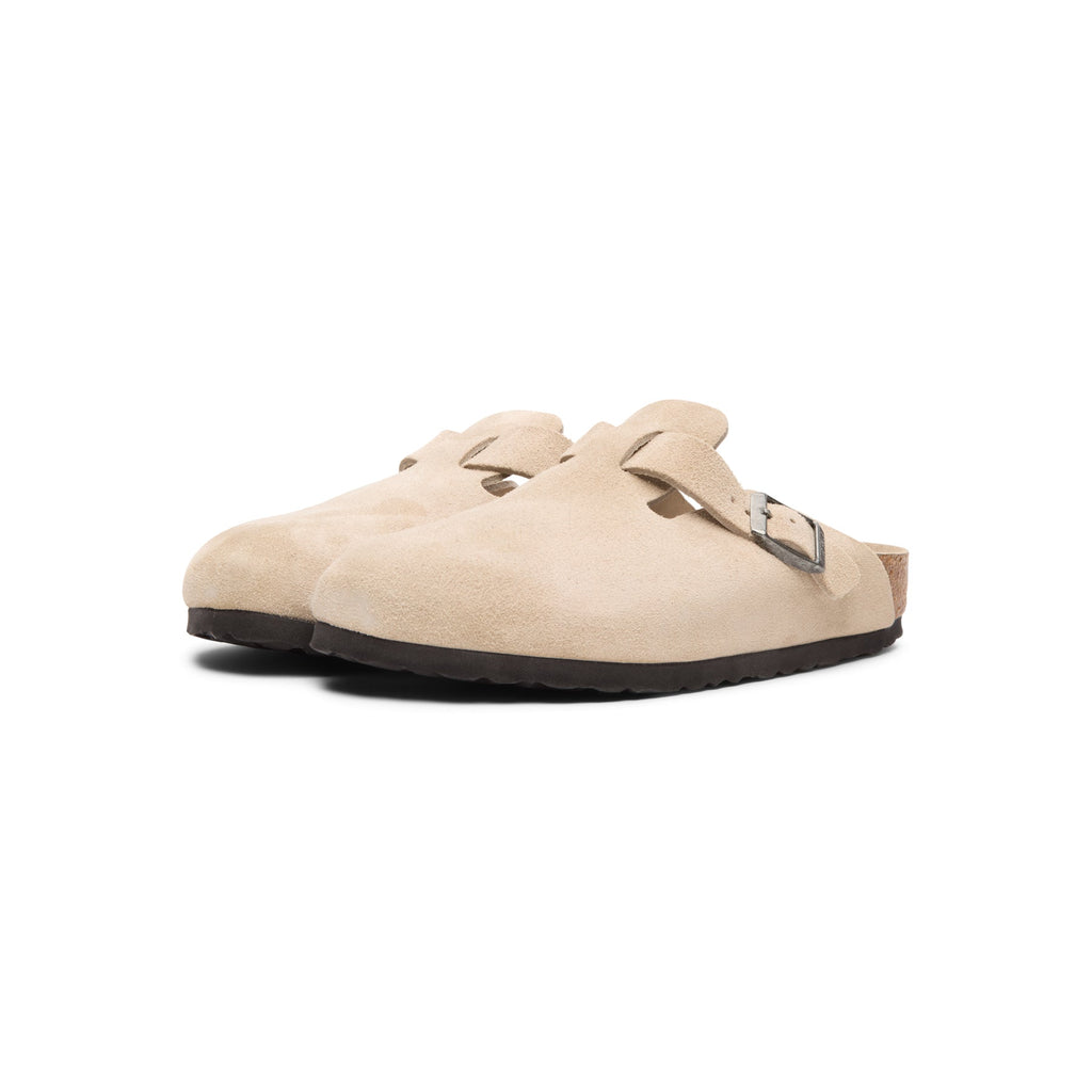 Birkenstock Boston SFB (Suede Oyster Tonal)