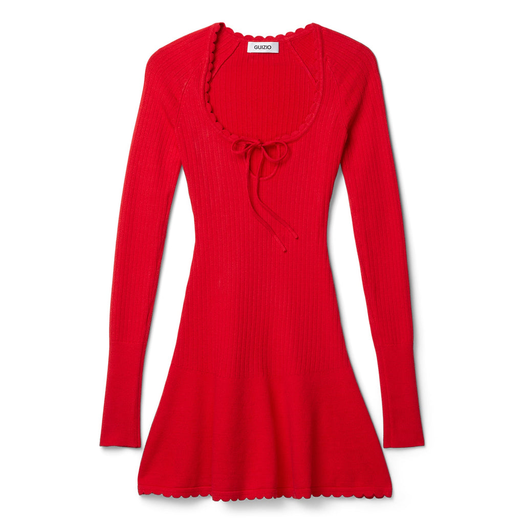 Danielle Guizio Evelyne Dress (Red love)