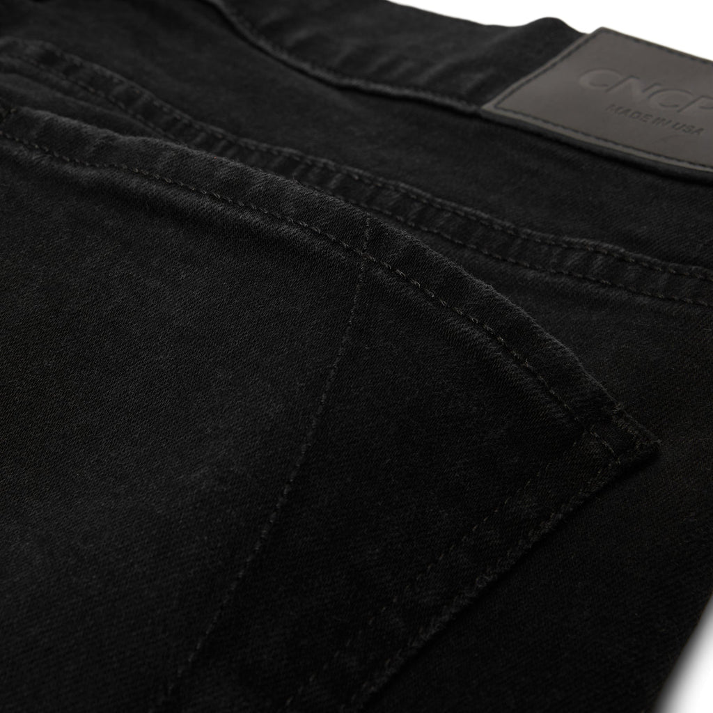 CNCPTS Washed Black Straight Denim (Black)