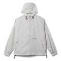 A Bathing Ape Solid Color Nylon Hooded Jacket (Gray)