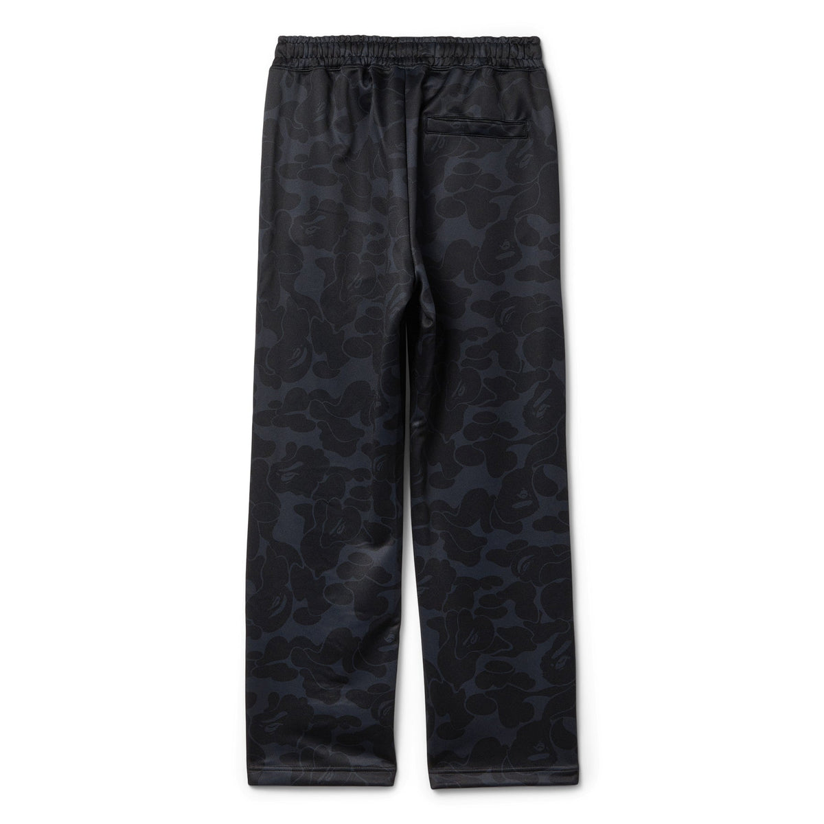 A Bathing Ape Solid Camo Bathing Ape Logo Relaxed Fit Sweat Pants (Black)