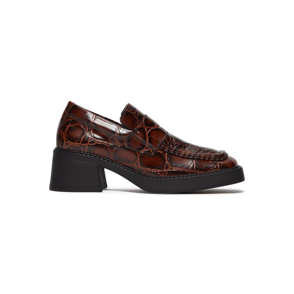 Miista Karina Brown Coco Loafers (Brown)