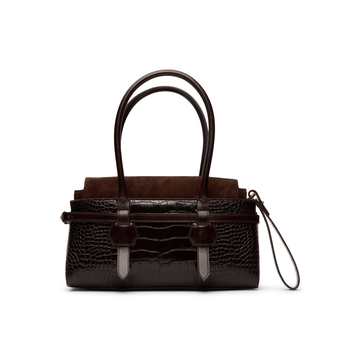 Dsquared2 Twin Shoulder Bag (Dark Brown)