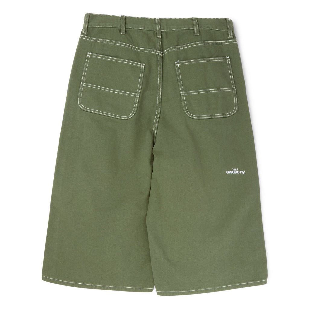 AWAKE Double Knee Jort (Green)