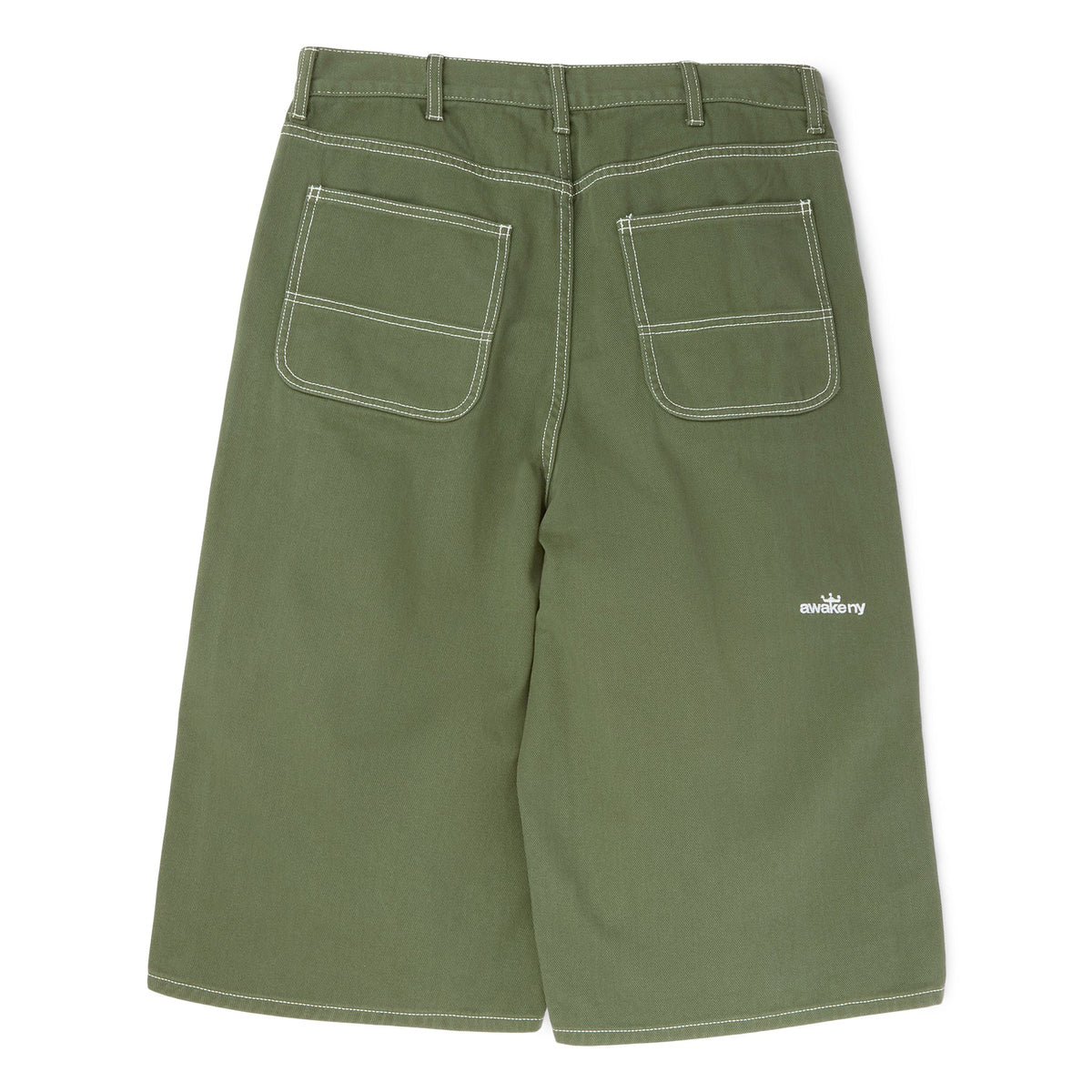 AWAKE Double Knee Jort (Green)
