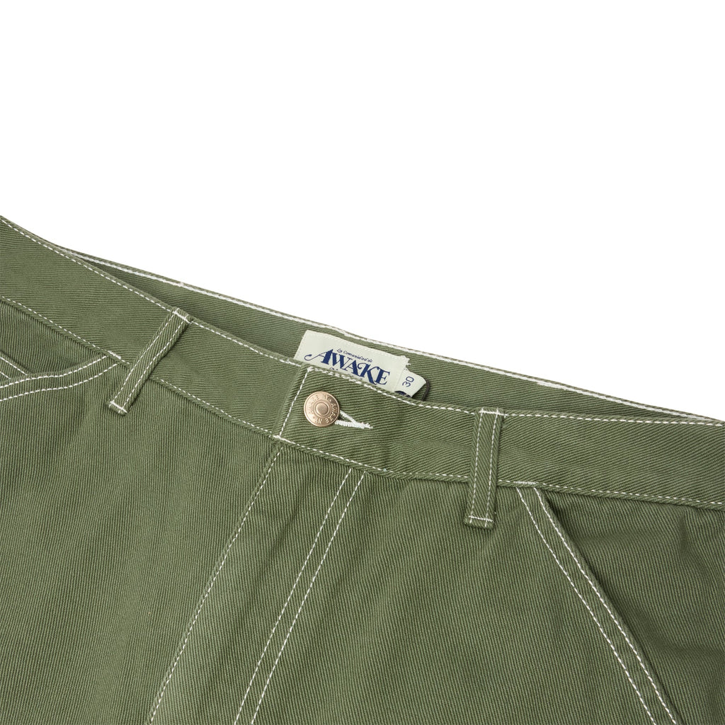 AWAKE Double Knee Jort (Green)