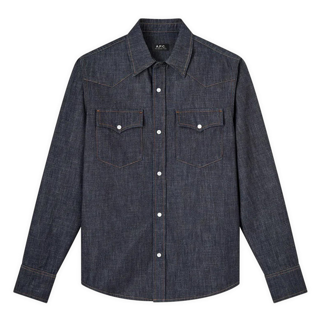 A.P.C. Western Shirt (Dark Indigo)