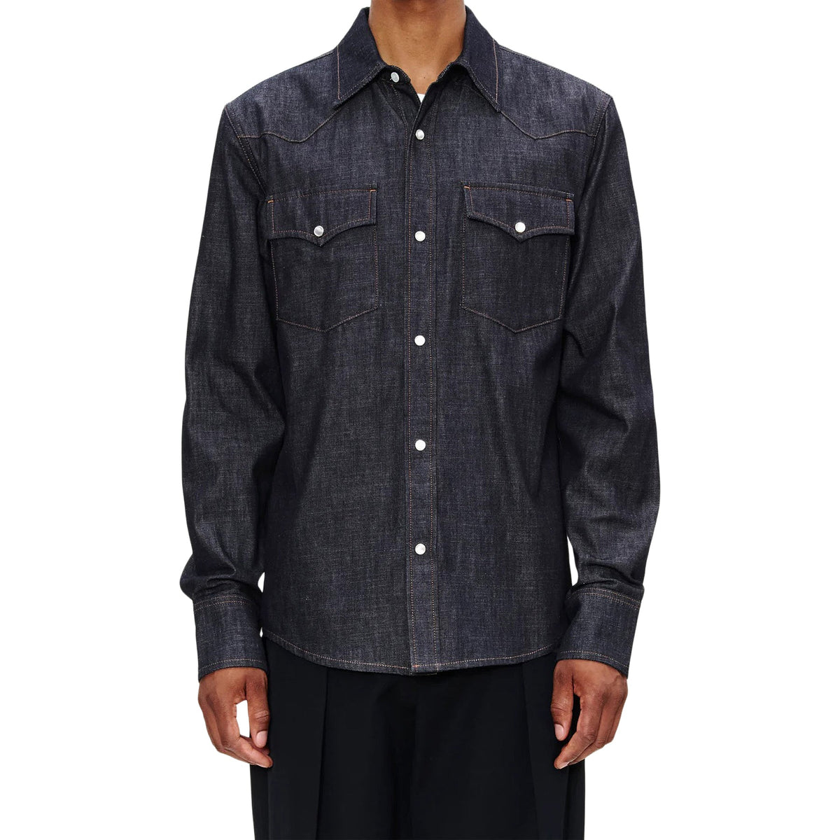 A.P.C. Western Shirt (Dark Indigo)
