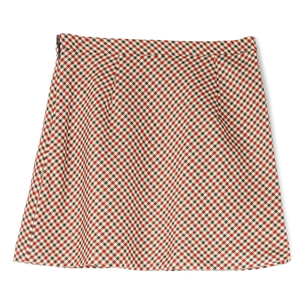 House of Sunny The Marie Skirt (Wine Multi)