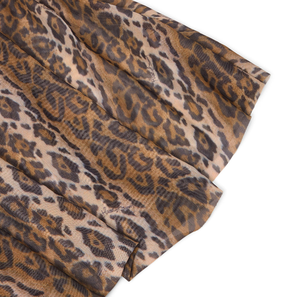 House of Sunny Leopard Asymmetric Dress (Multi)