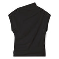 GANNI Ruched Top (Black)